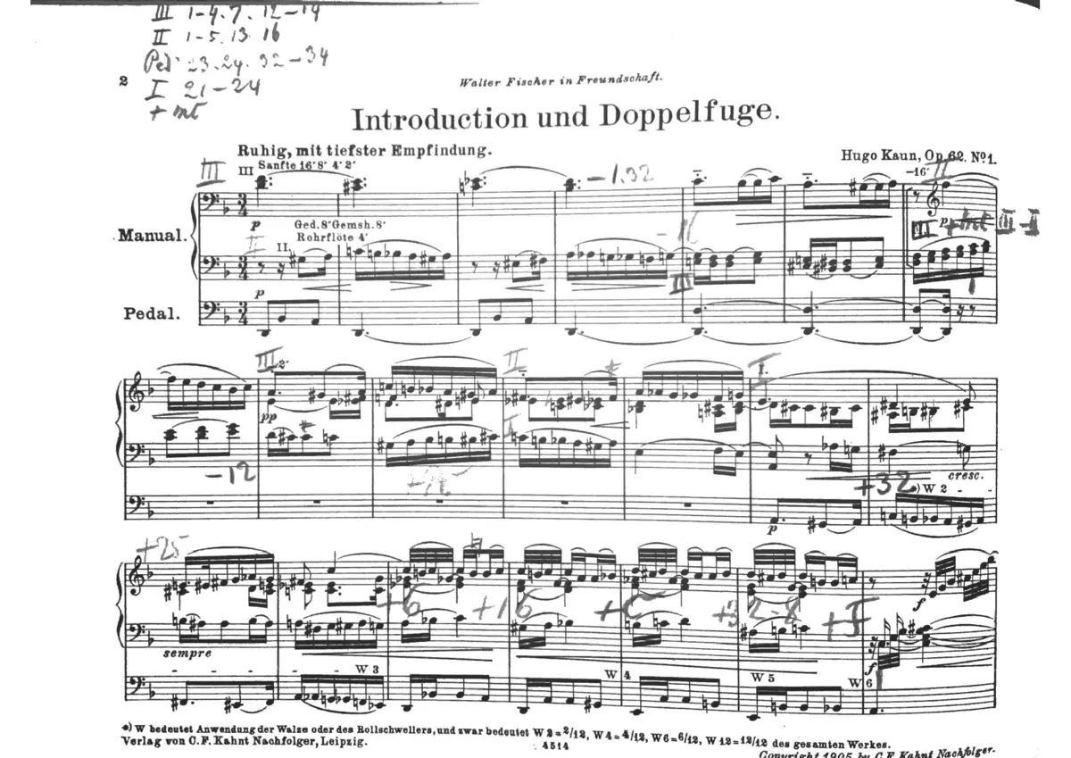 2 Orgelstücke - Page 1