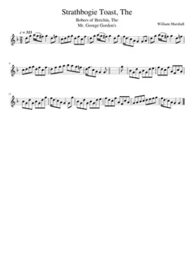 The Strathbogie Toast