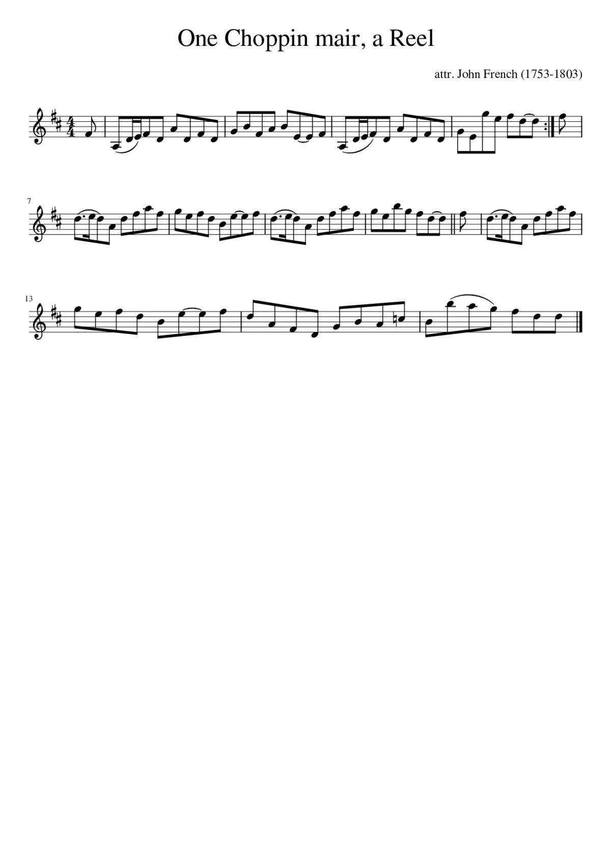 One Choppin mair a Reel - Page 1