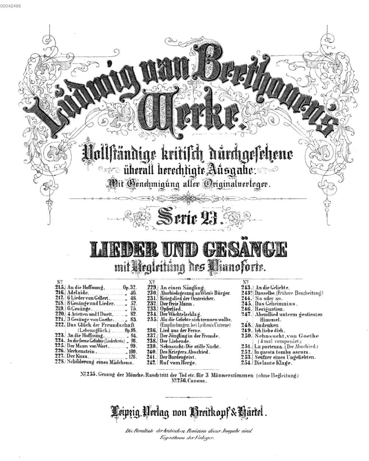 Im Arm der Liebe ruht sich's wohl - Page 1