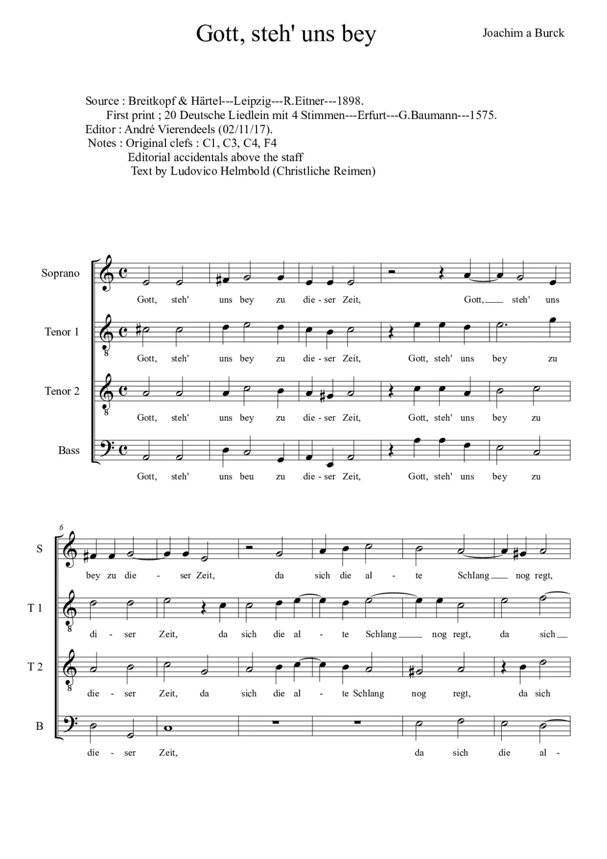 Gott steh' uns bei - Page 1