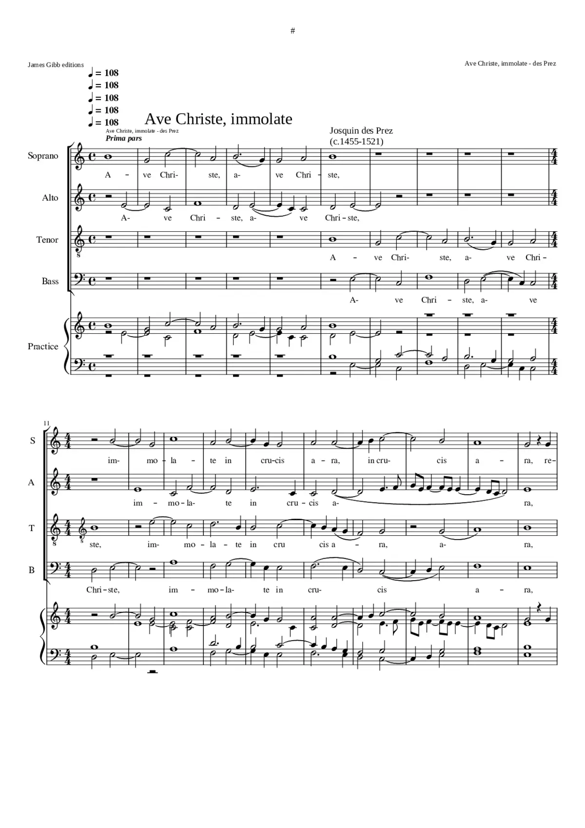 Ave Christe - Page 1