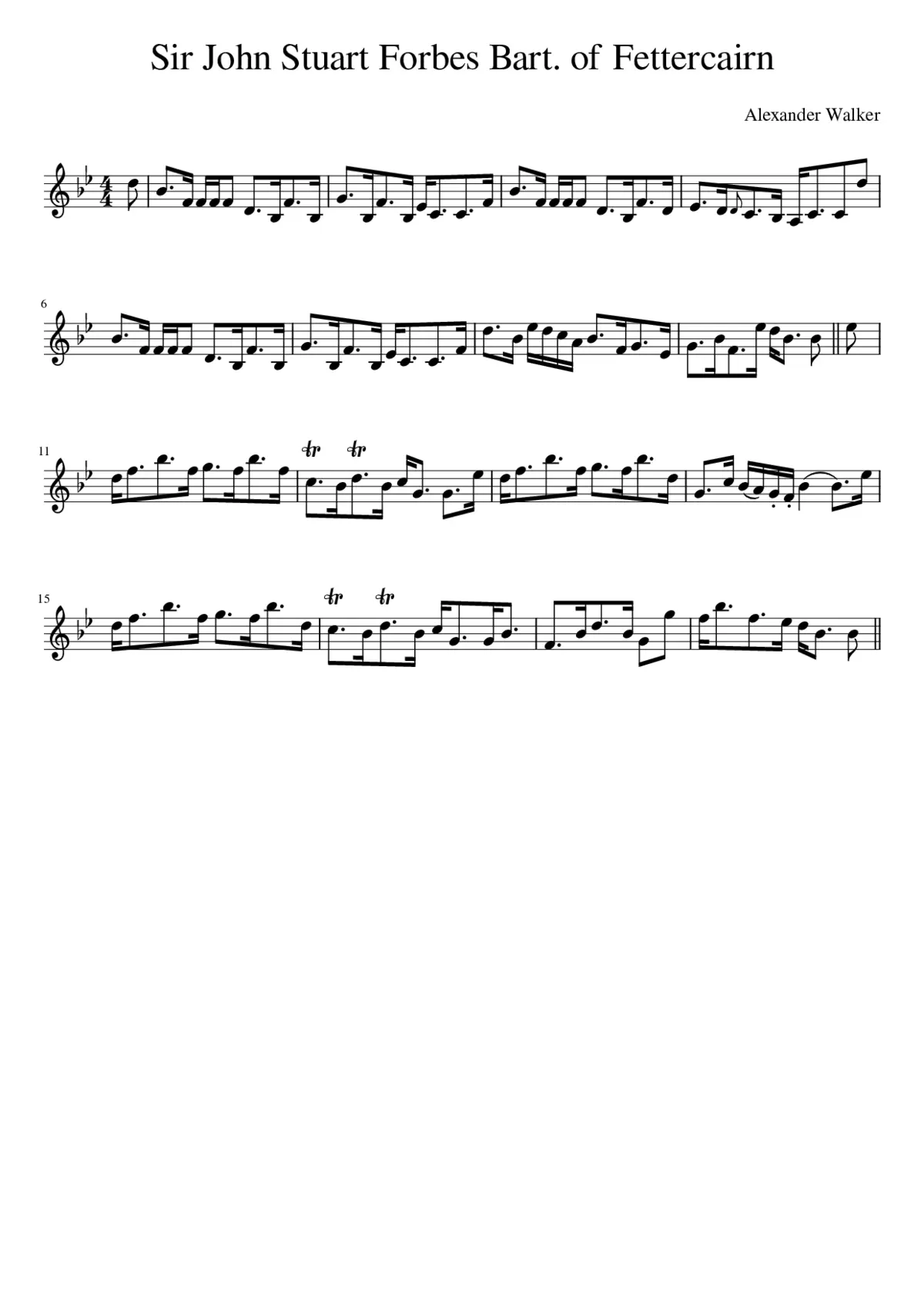 Sir John Stuart Forbes Bart. of Fettercairn - Page 1