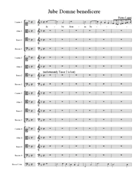 Jube Domne benedicere