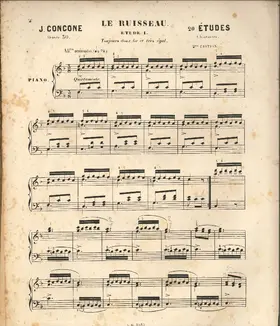 20 Études chantantes