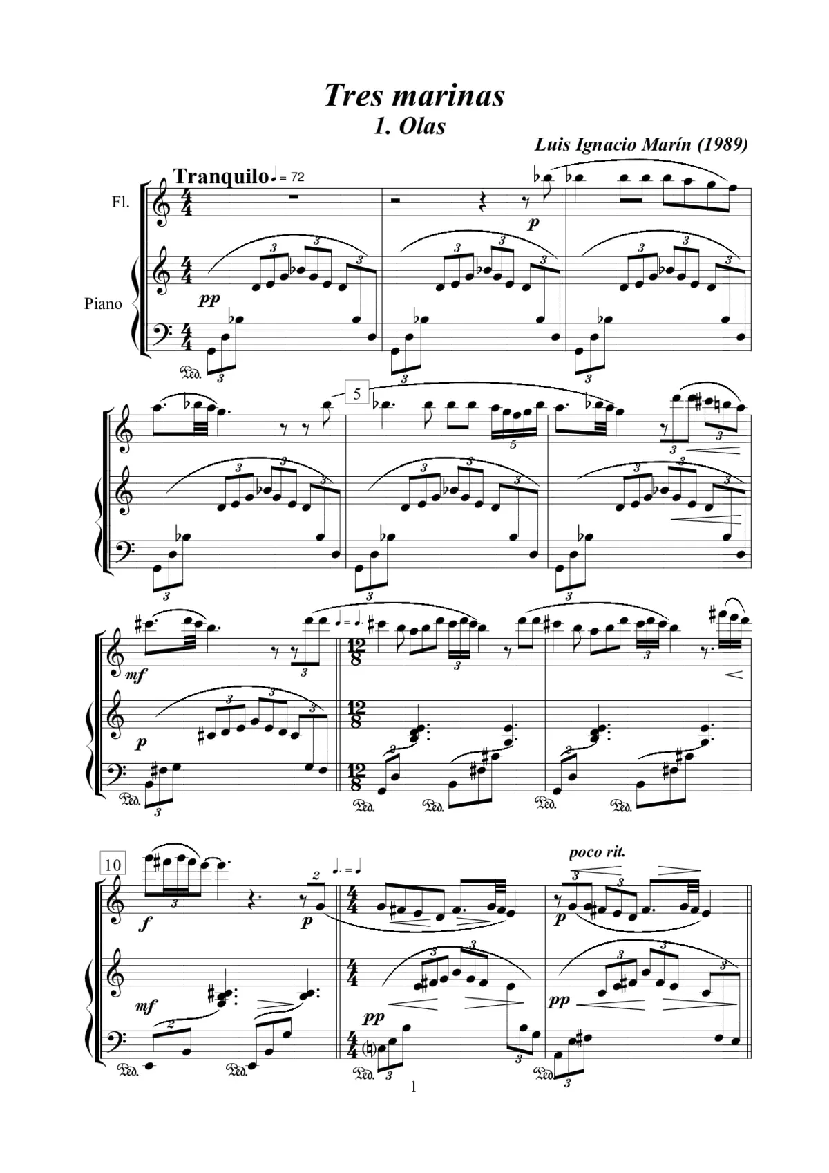 Tres marinas - Page 1