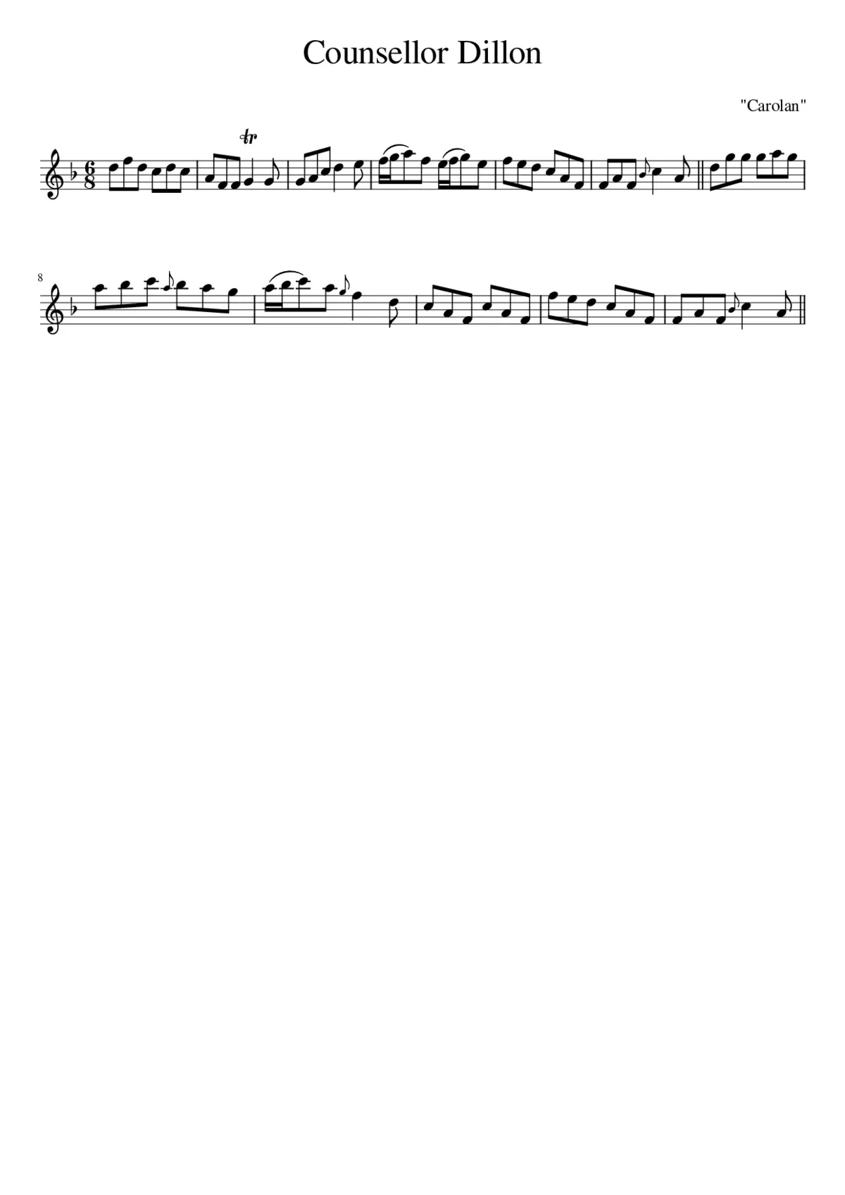 Counsellor Dillon - Page 1