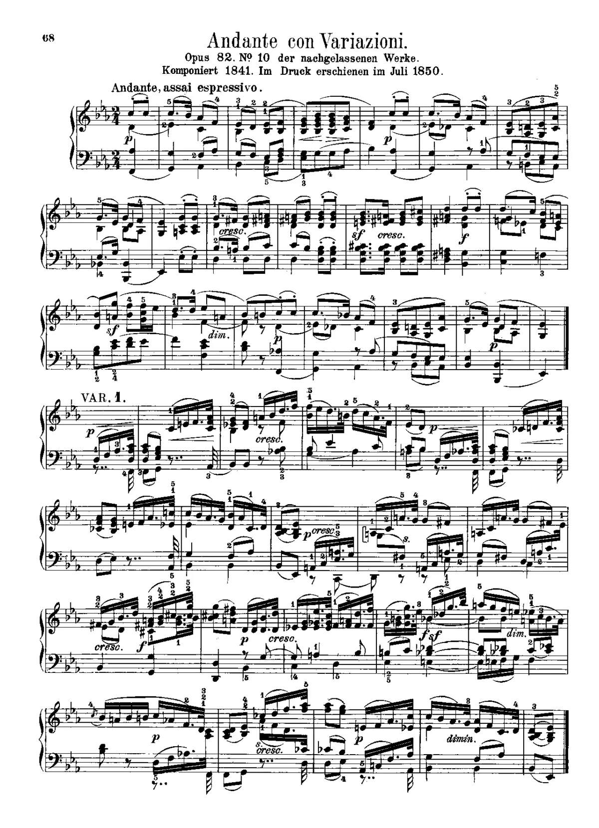 Variations - Page 1