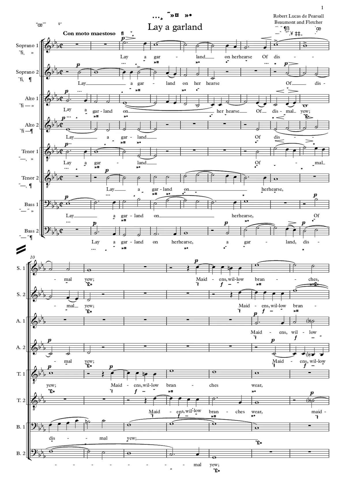 Lay a garland - Page 1