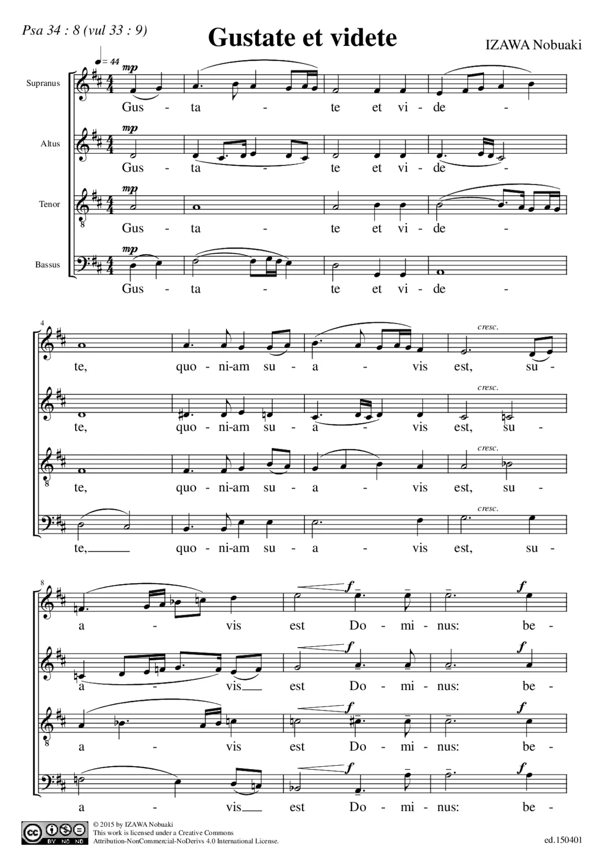 Gustate et videte - Page 1
