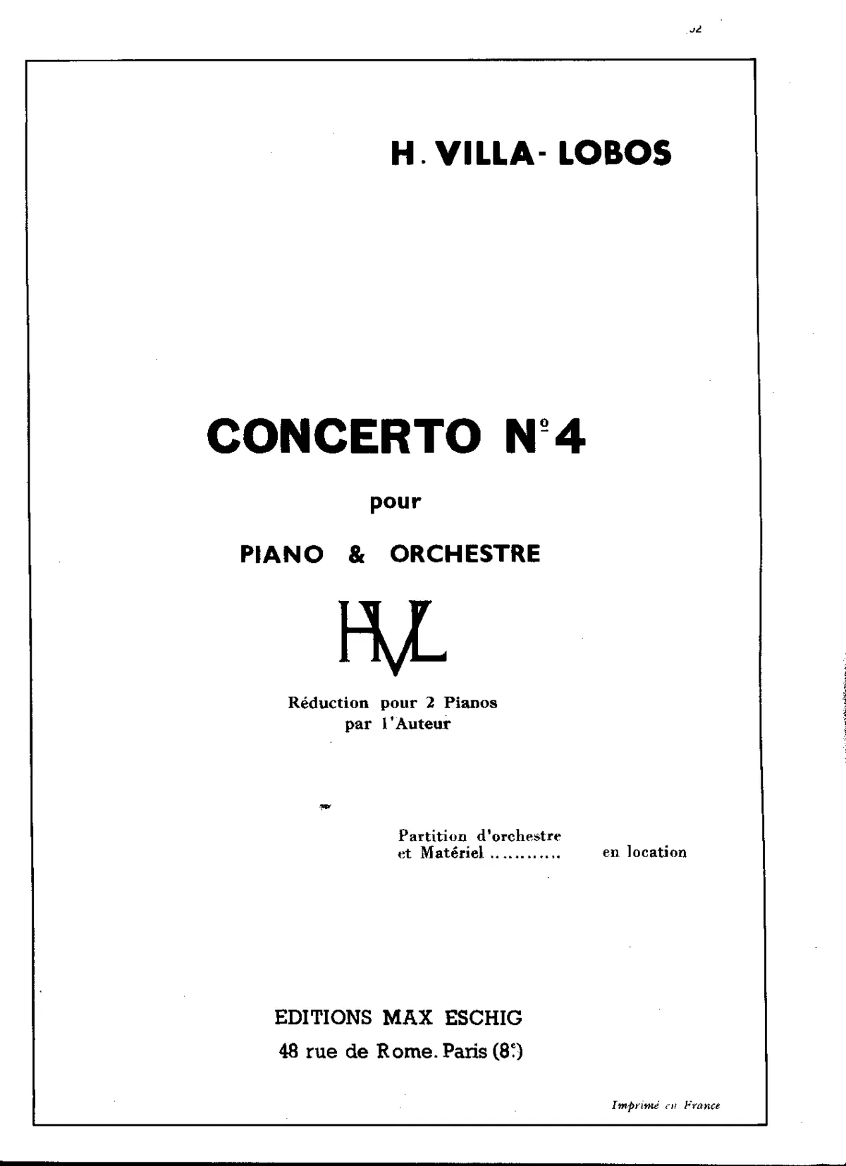 Piano Concerto No.4 - Page 1