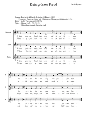 Kein gröszer Freud