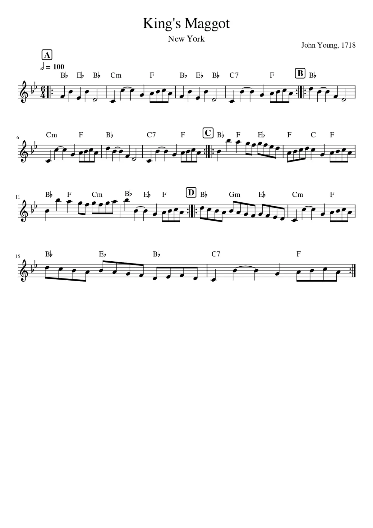 King's Maggot - Page 1