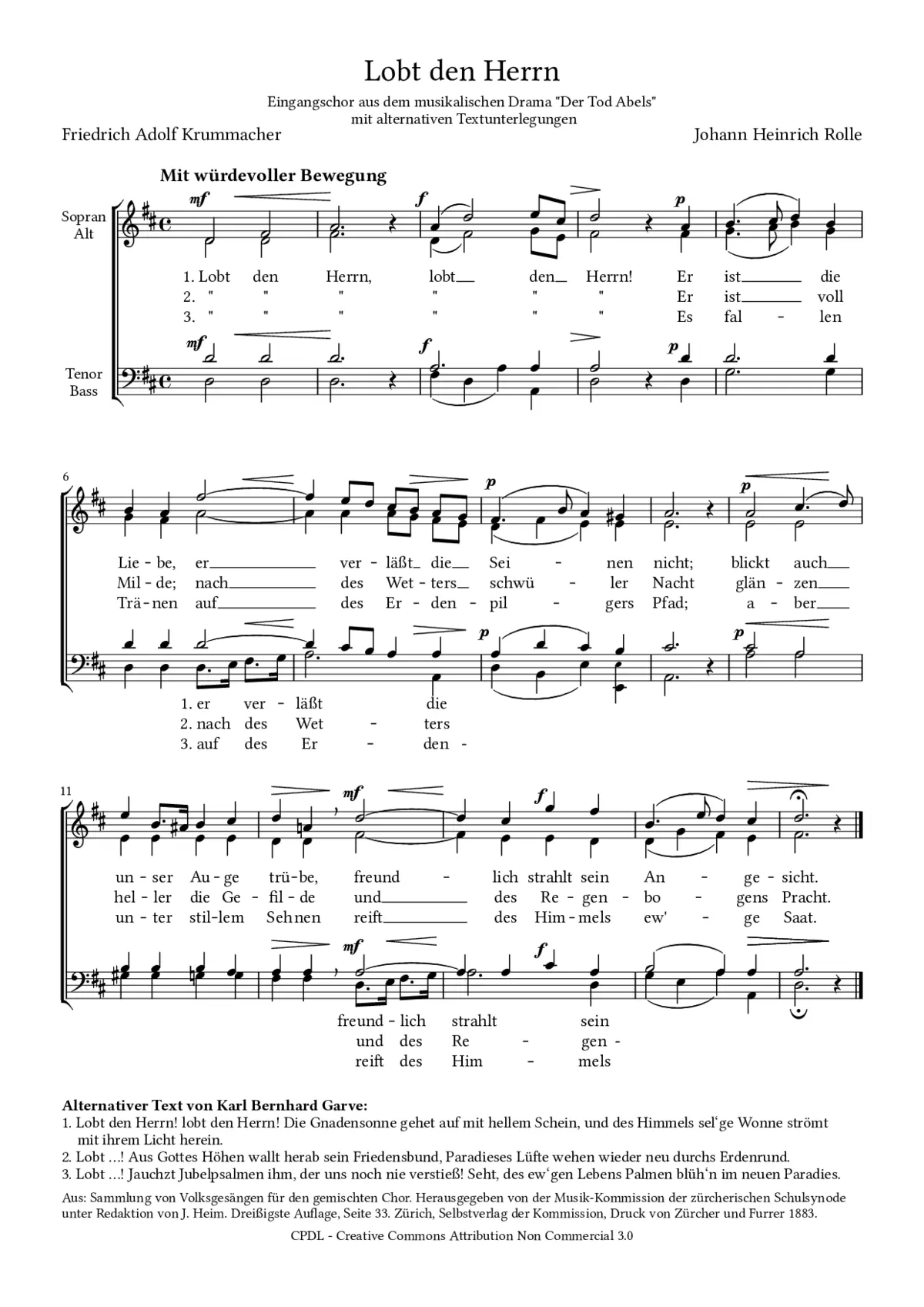 Lobt den Herrn - Page 1