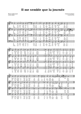 Il me semble que la journée