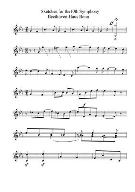 Symphony No.10 (Sketches)
