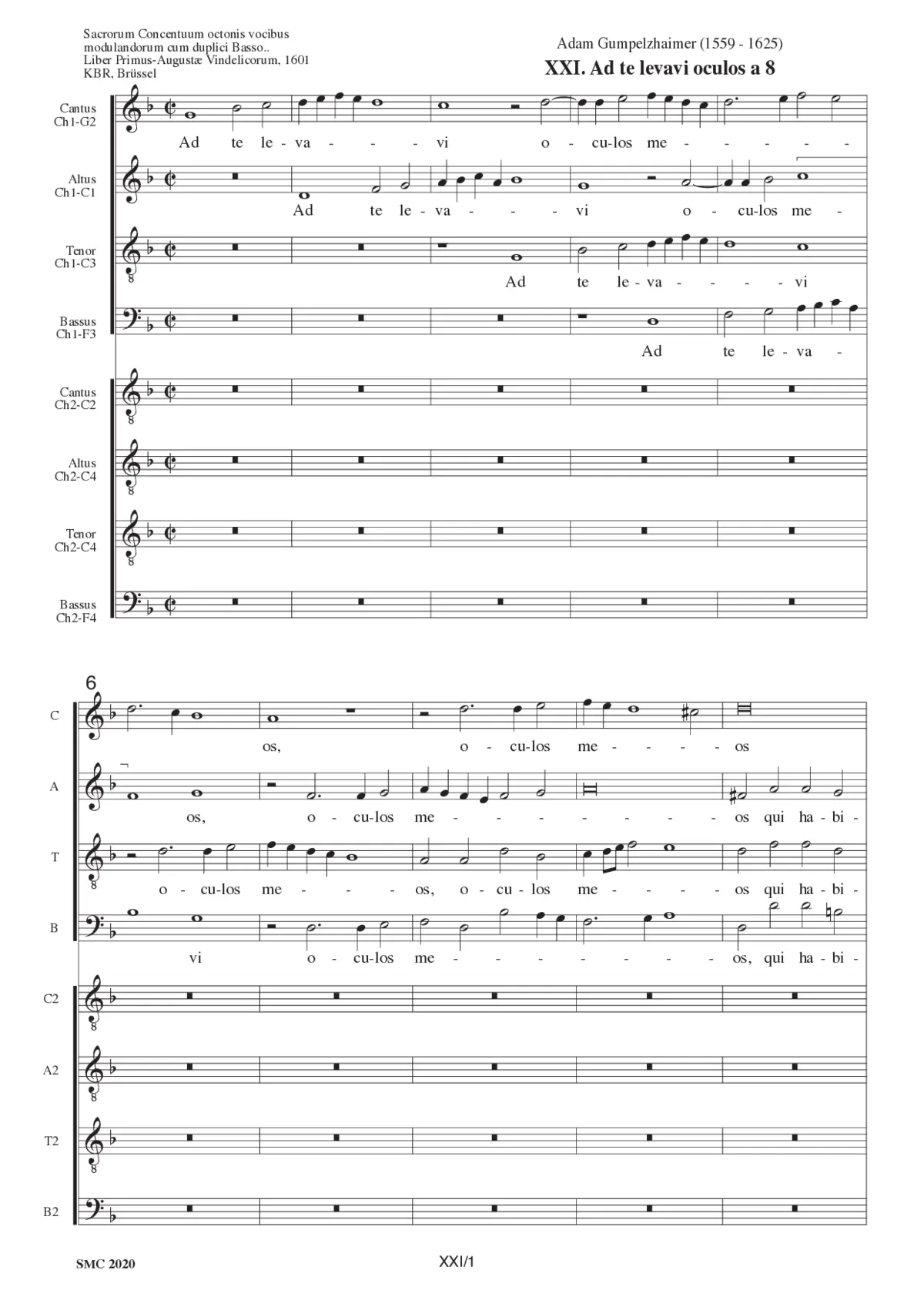 Ad te levavi oculos meos - Page 1