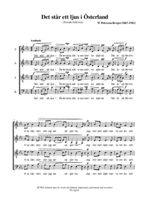 Det står ett ljus i Österland