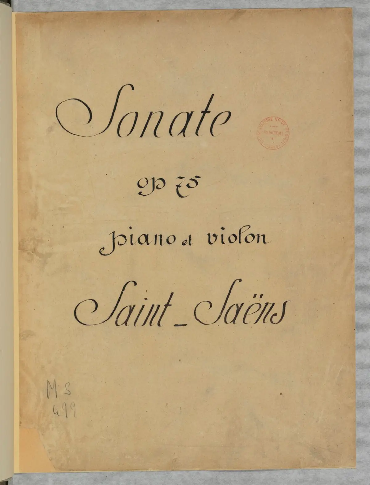 Violin Sonata No.1 - Page 1