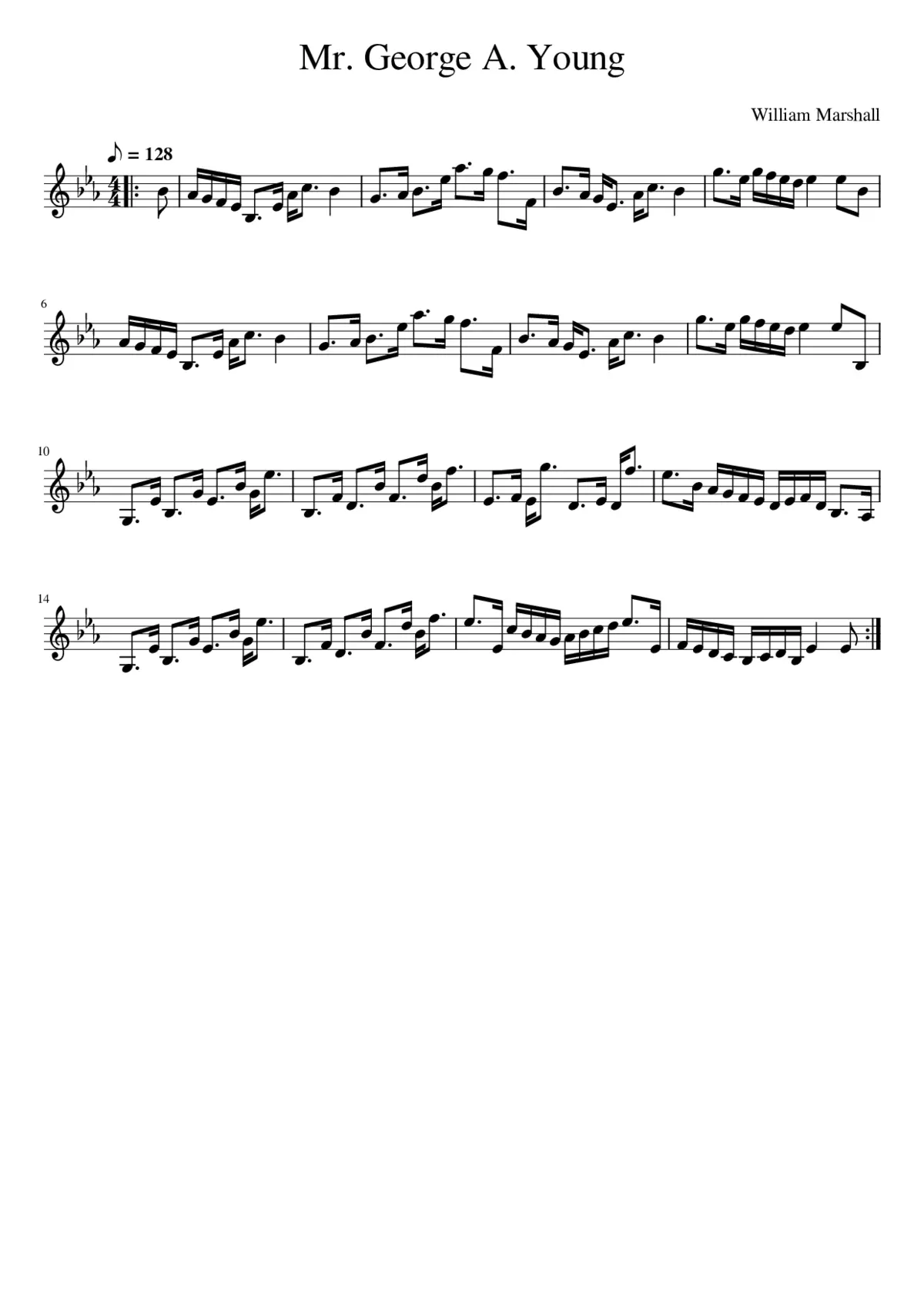 Mr. George A. Young - Page 1