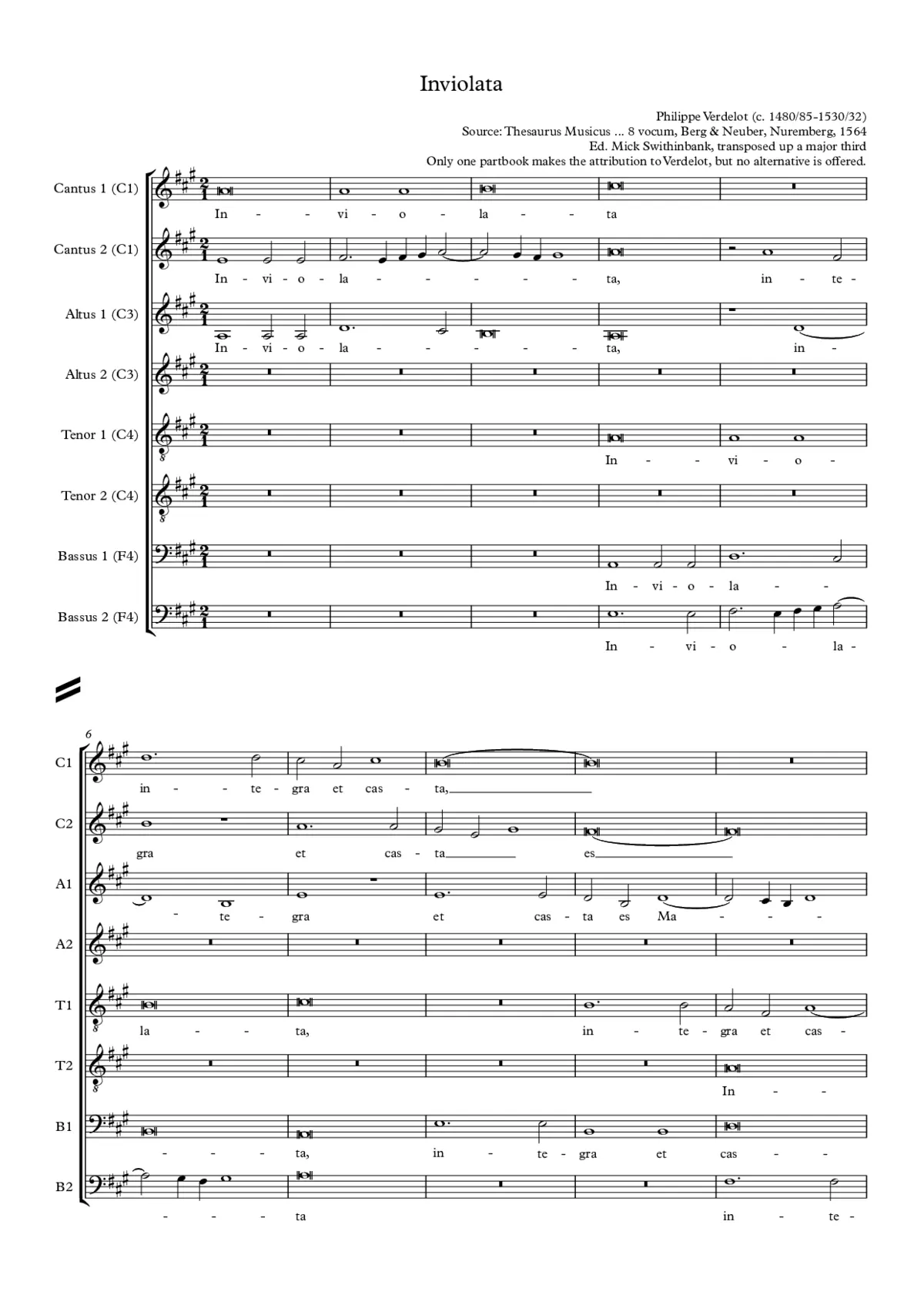 Inviolata - Page 1