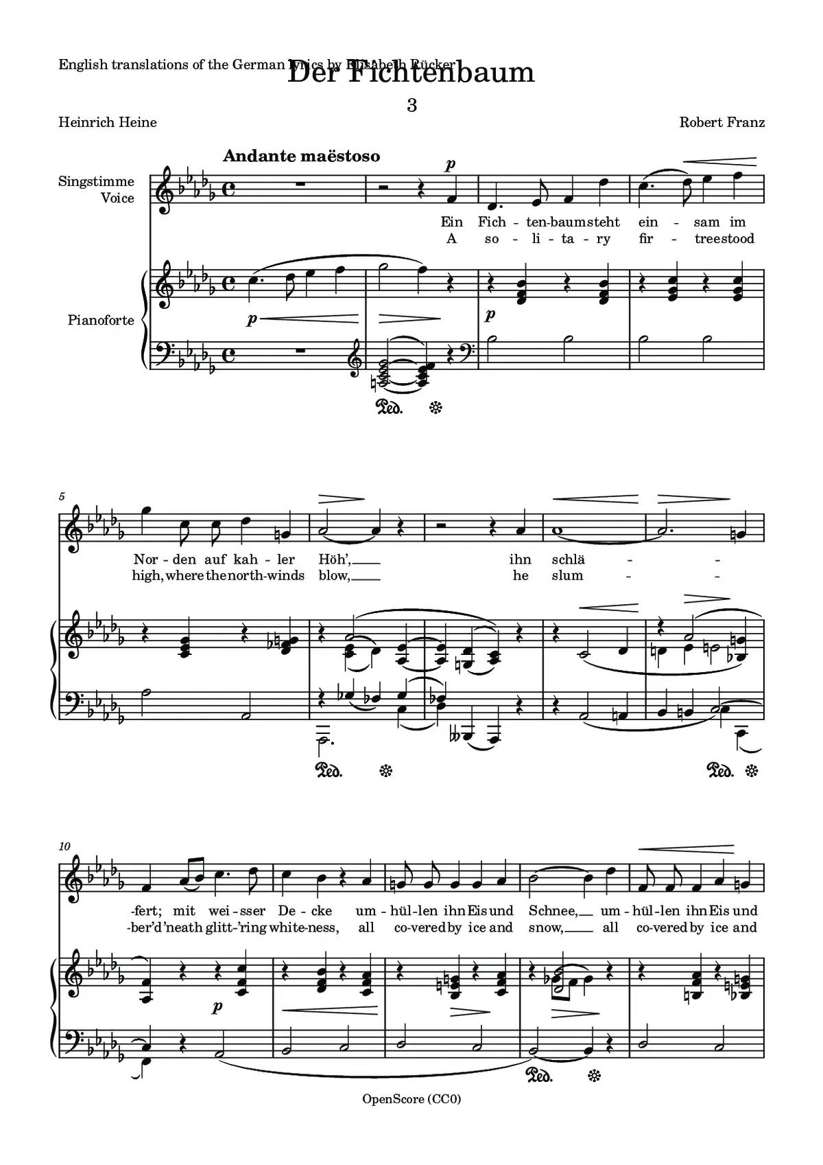 Der Fichtenbaum - Page 1