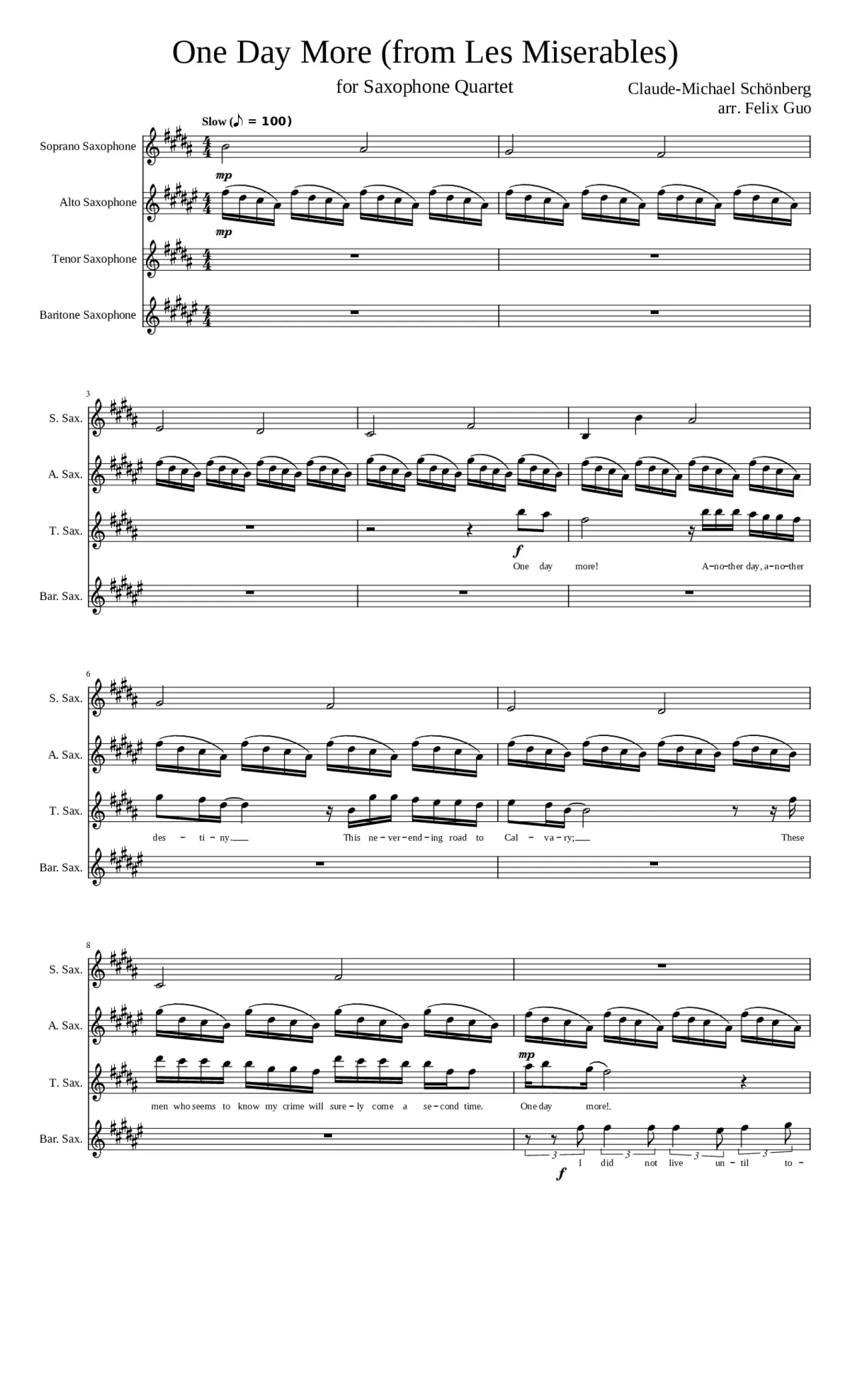 one day more - Page 1