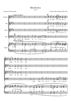 Benedictus in A major, Op. 12, No. 2