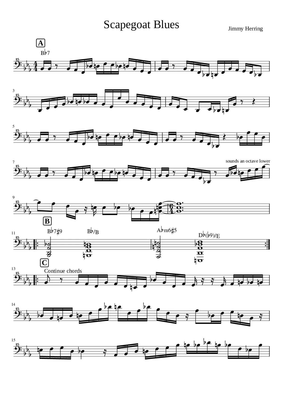 scapegoat blues - Page 1