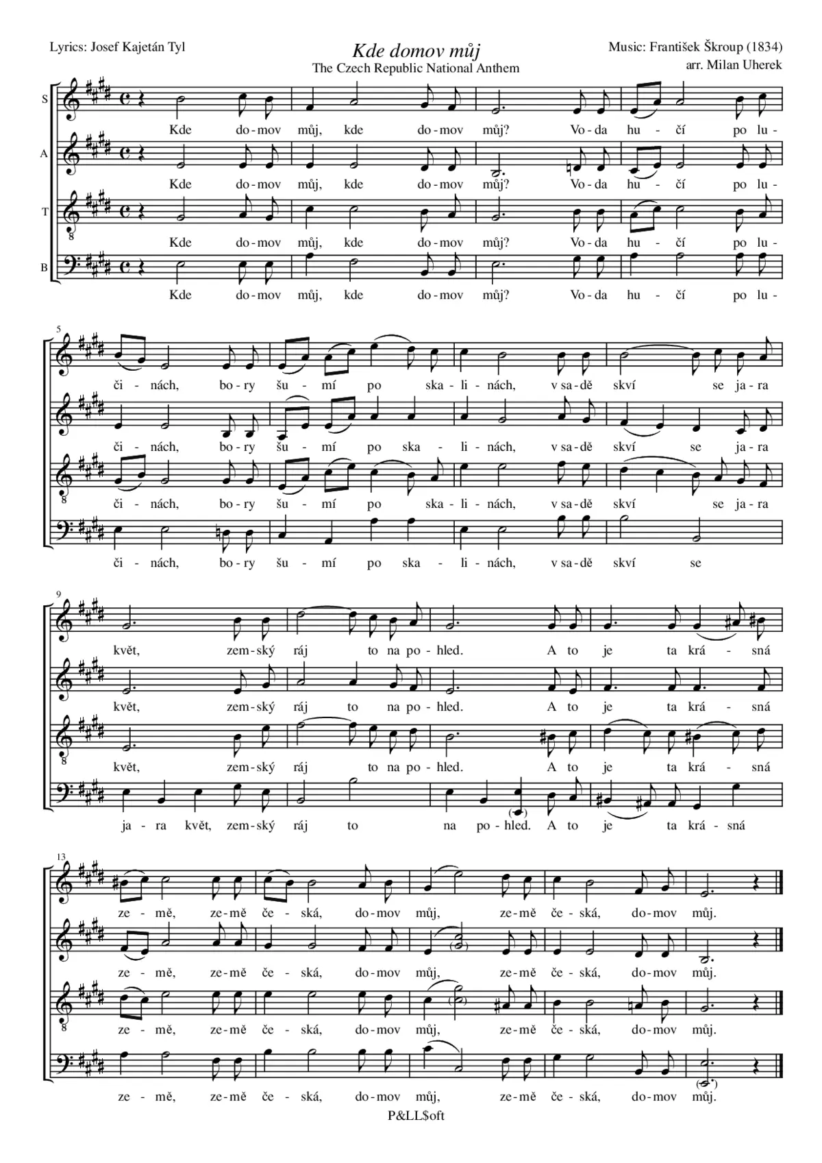 Kde domov můj - Page 1