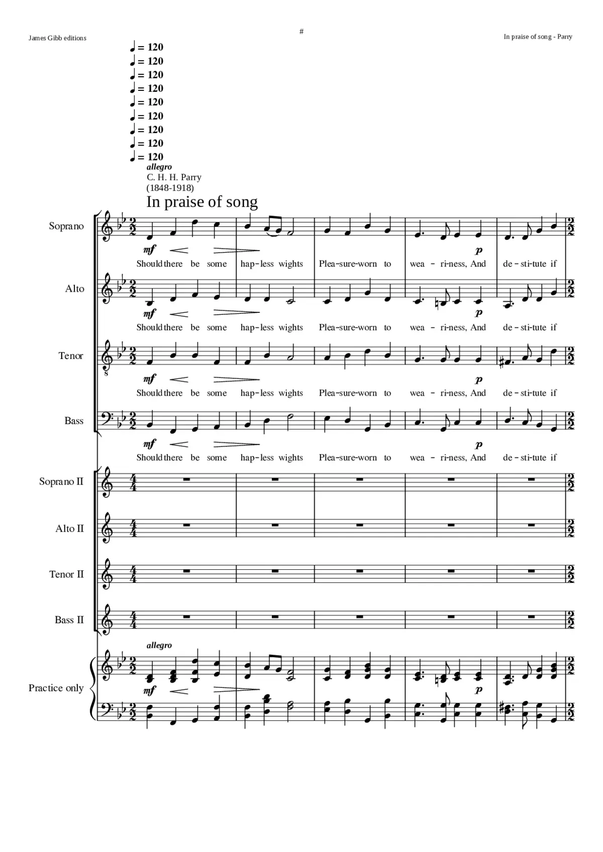 In praise of song - Page 1