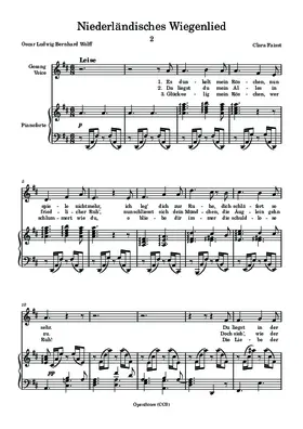 Niederländisches Wiegenlied