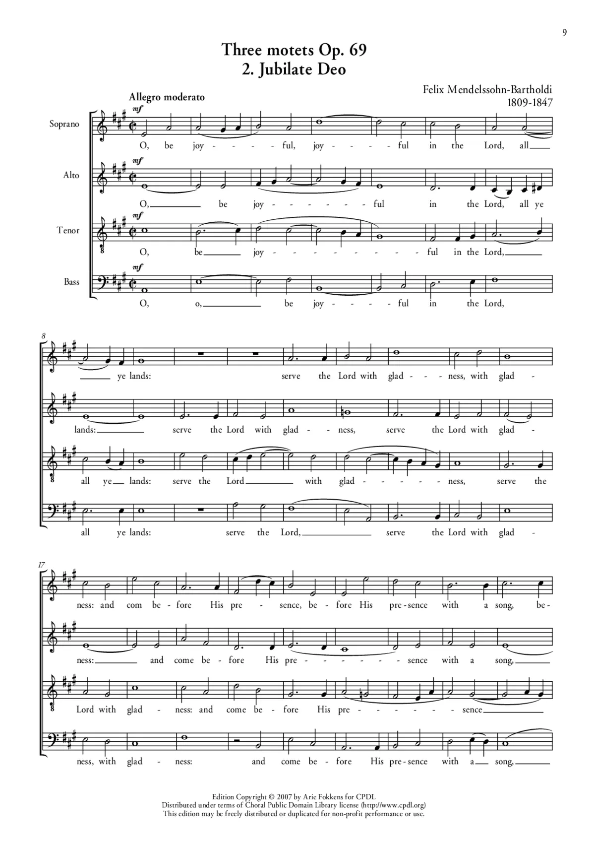 3 Motetten - Page 1