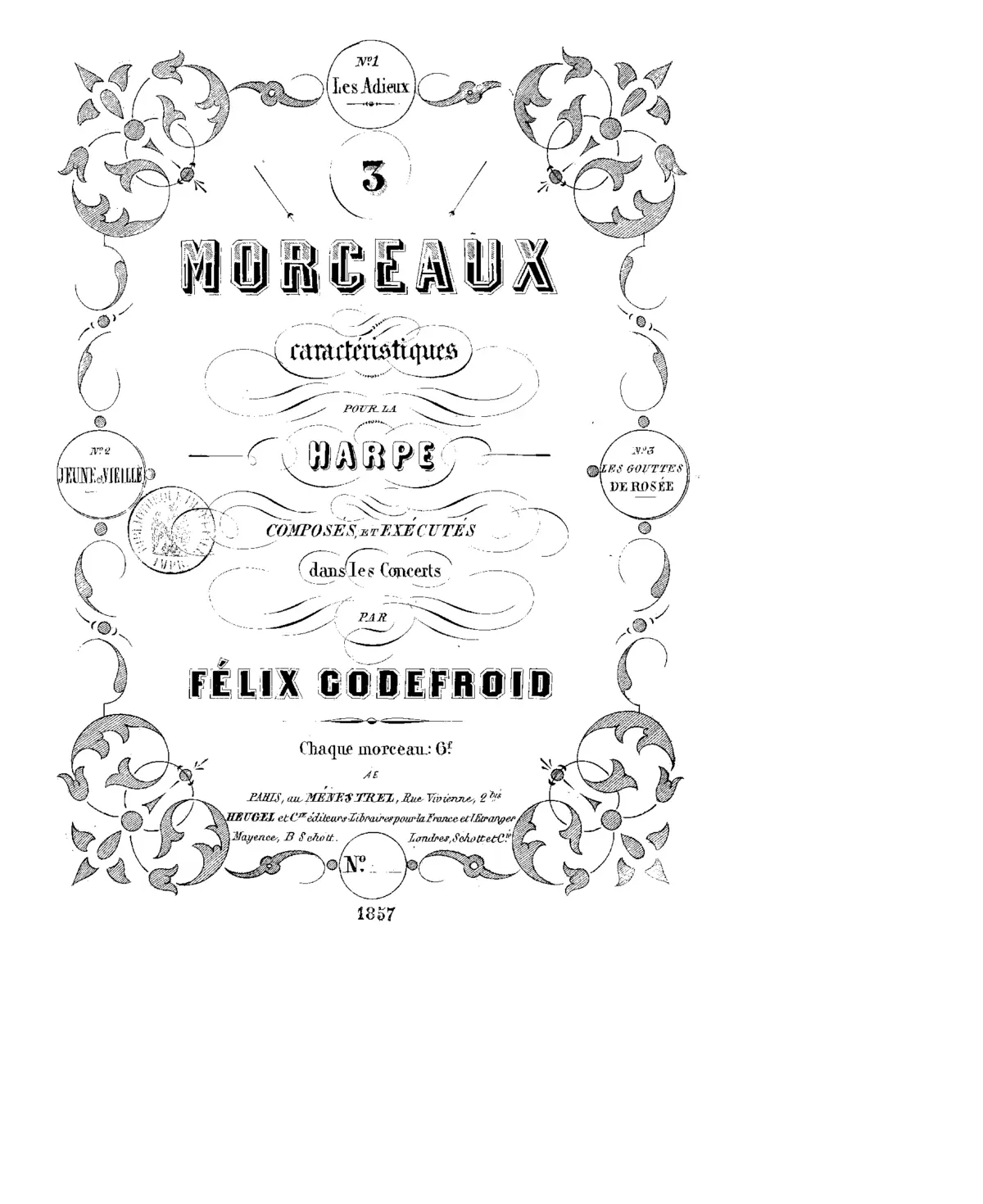 3 Morceaux caractéristiques - Page 1