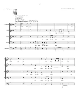 Ist Gott für uns SWV 329