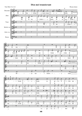 Dies mei transierunt