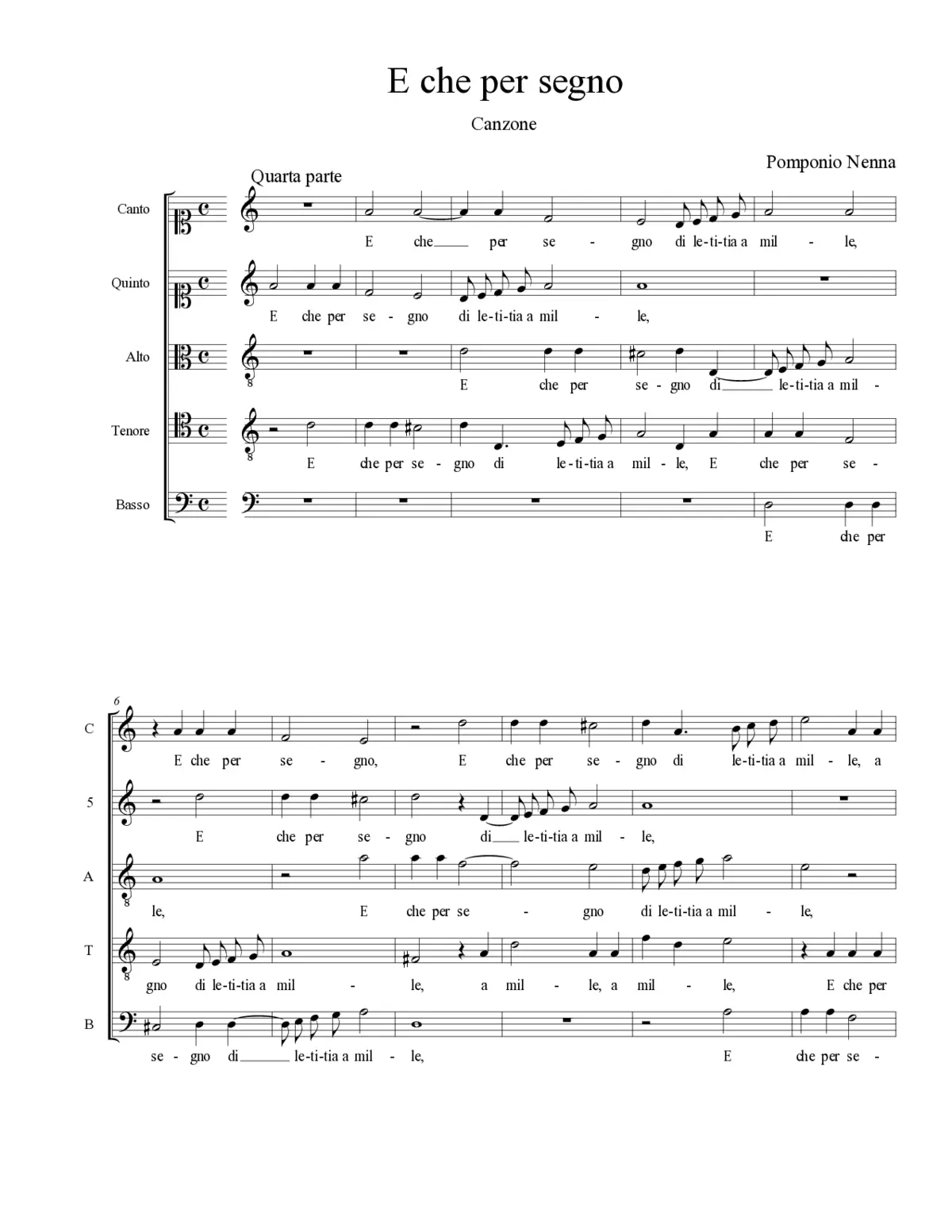 E che per segno - Page 1