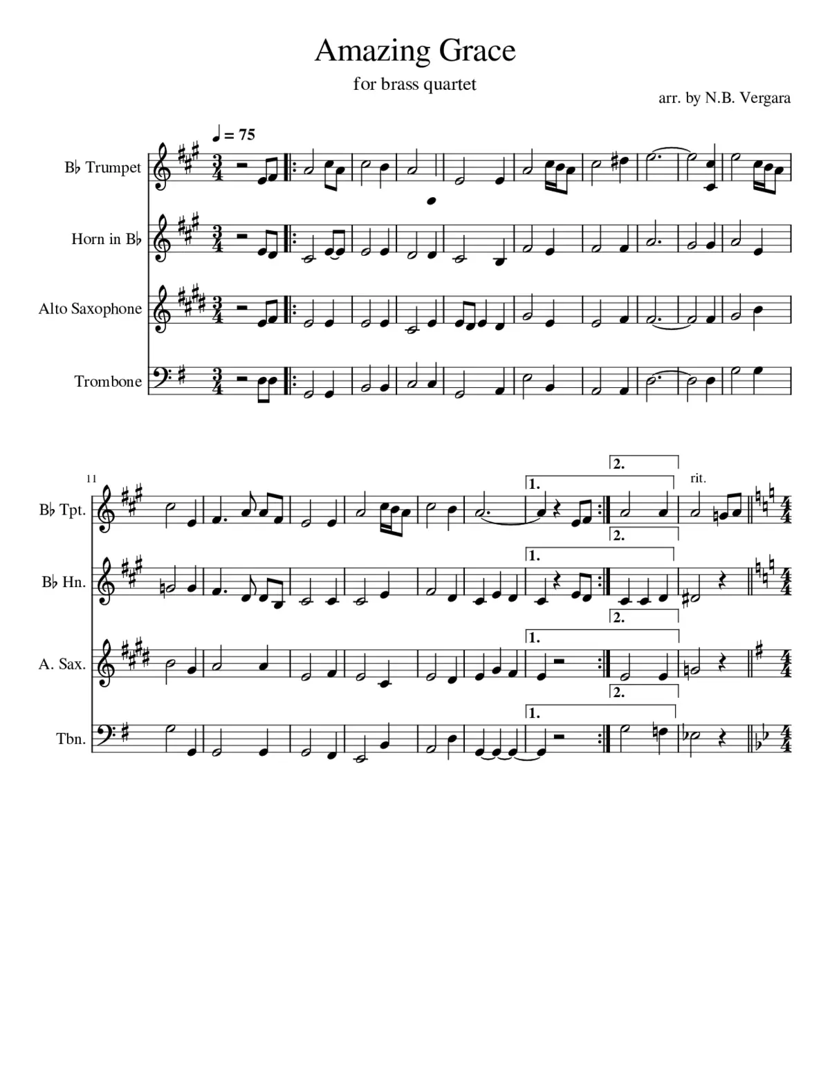 amazing grace - Page 1