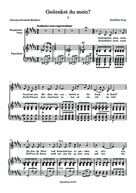 Gedenkst du mein?