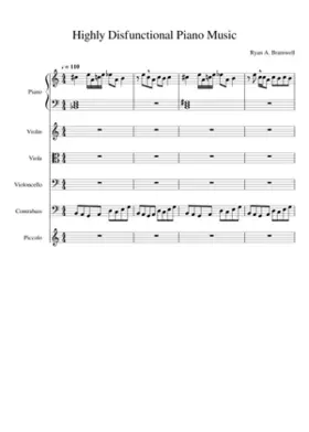 Highly Dysfunctional Piano Music
