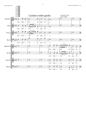 Laudans exsultet gaudio