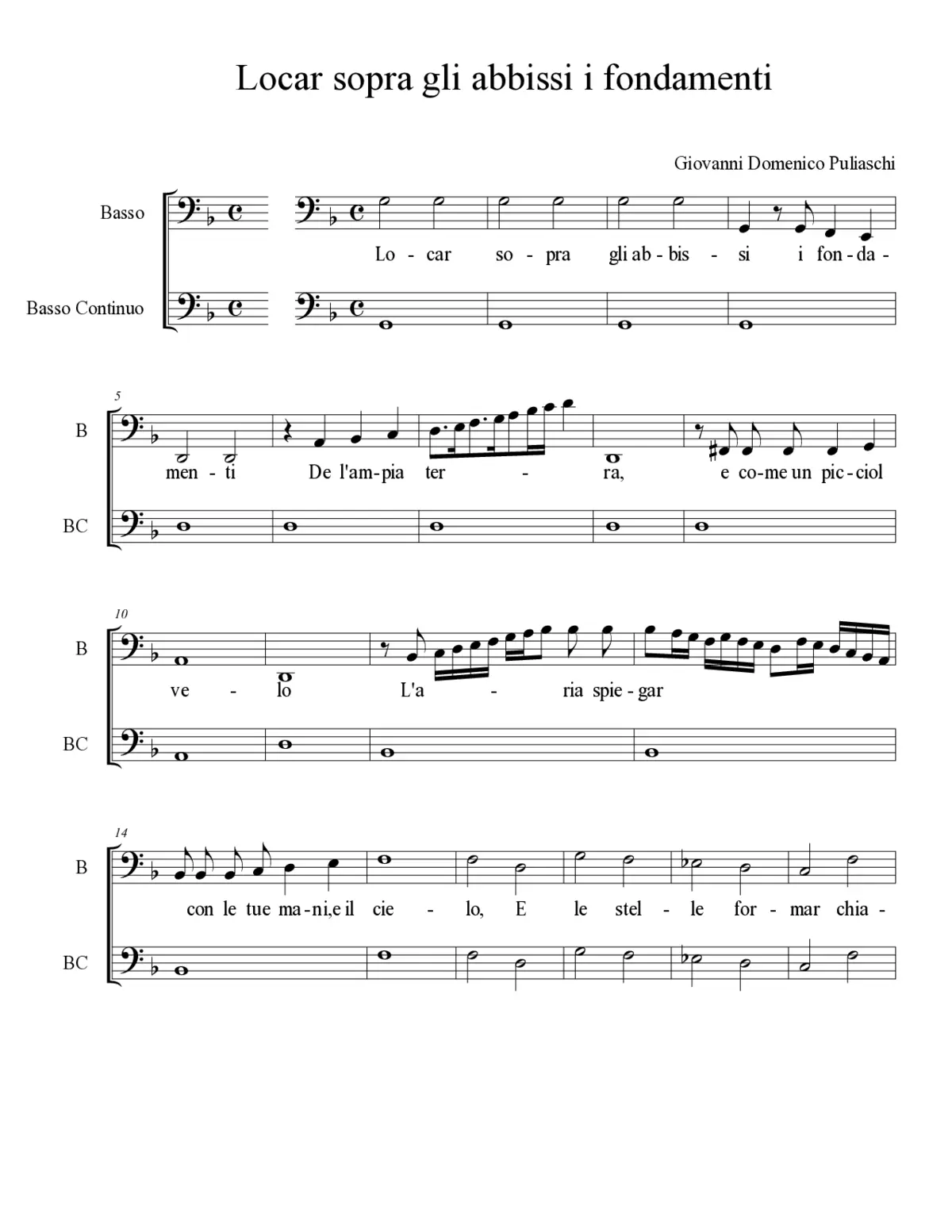 Locar sopra gli abbissi i fondamenti - Page 1