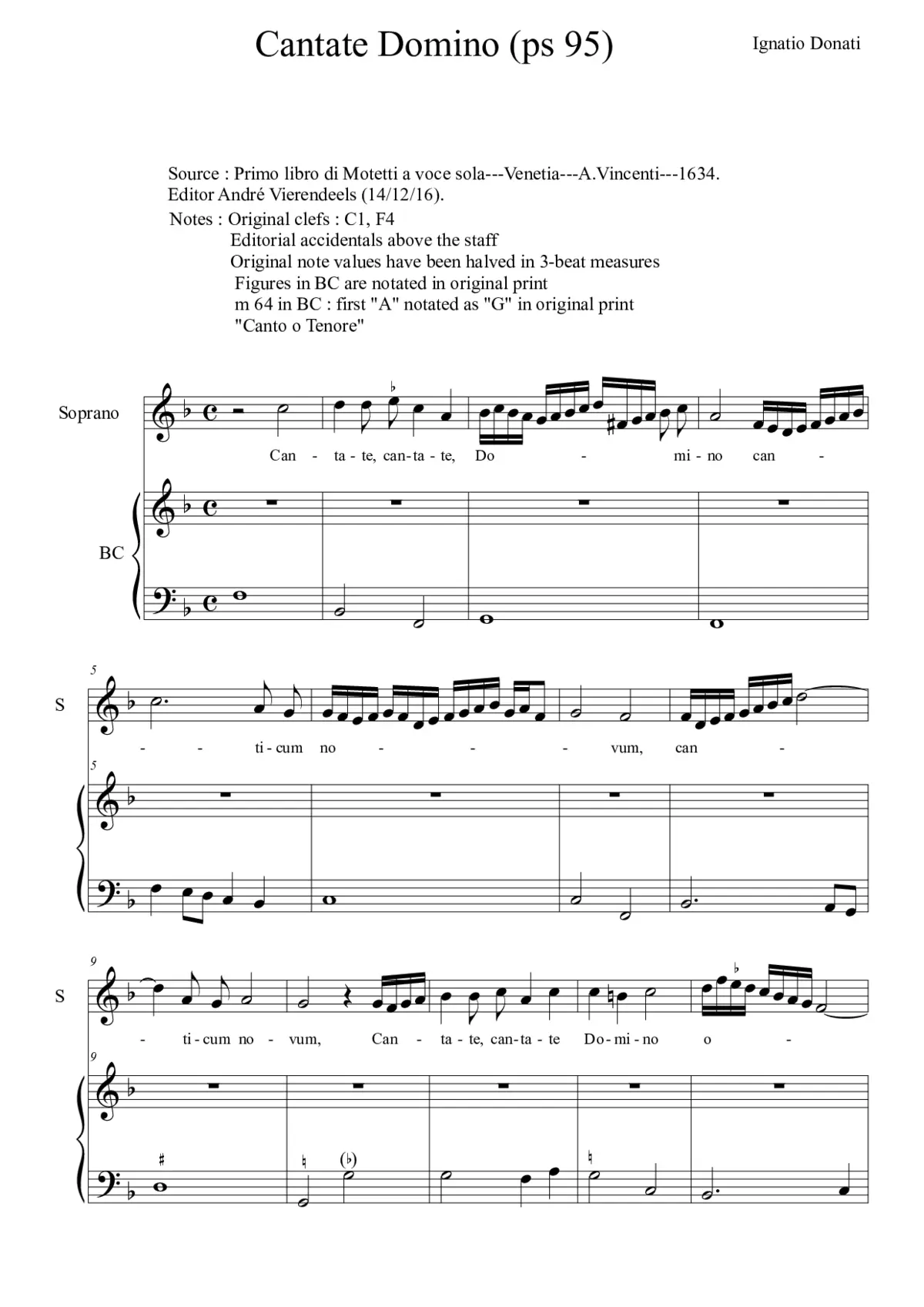 Cantate Domino - Page 1