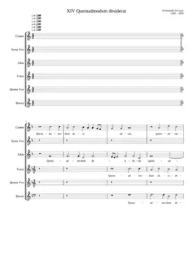 Quemadmodum desiderat - Fuerunt mihi lachrymae