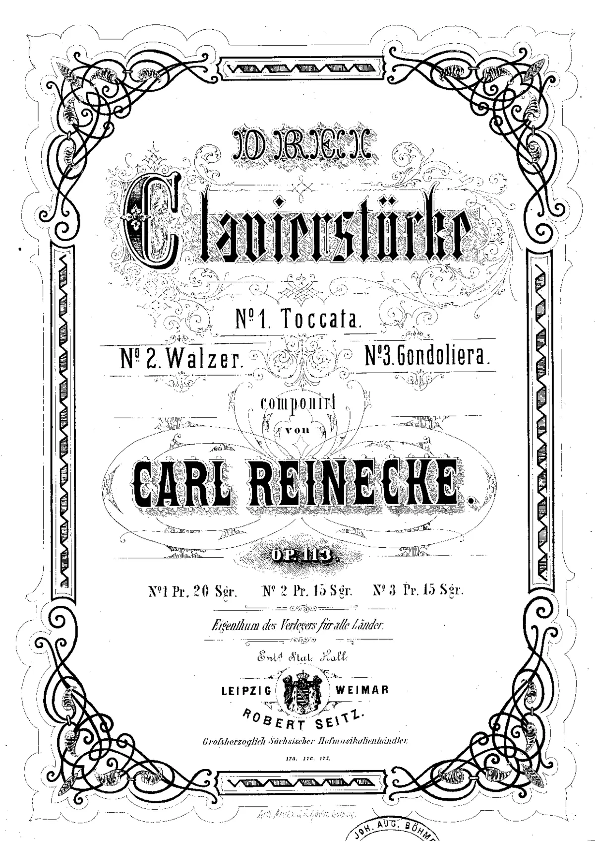 3 Klavierstücke - Page 1