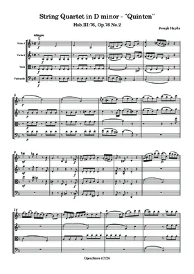 String Quartet in D minor, Hob.III:76, Op.76 No.2