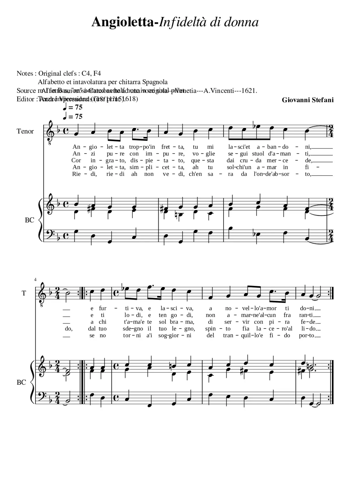 Angioletta - Infideltà di donna - Page 1