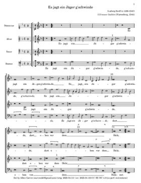 Es jagt ein Jäger g'schwinde
