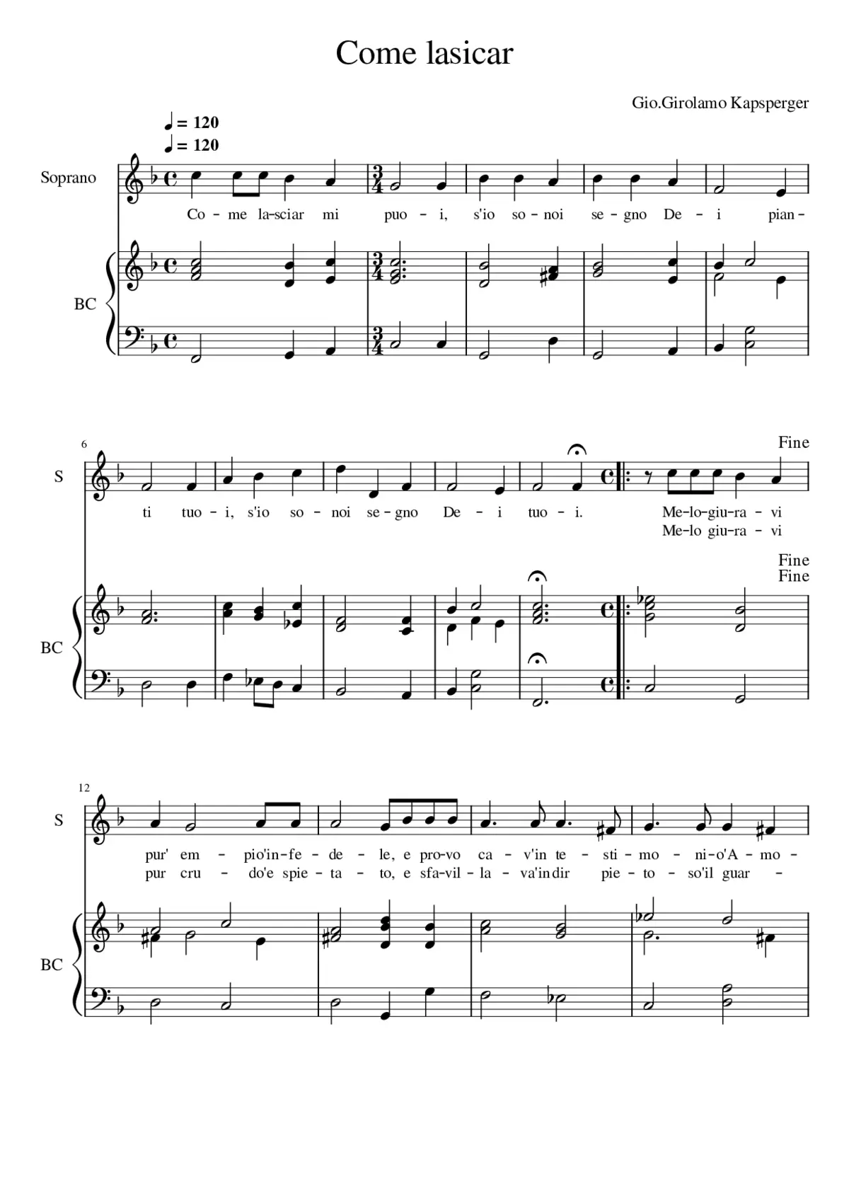 Come lasciar - Page 1