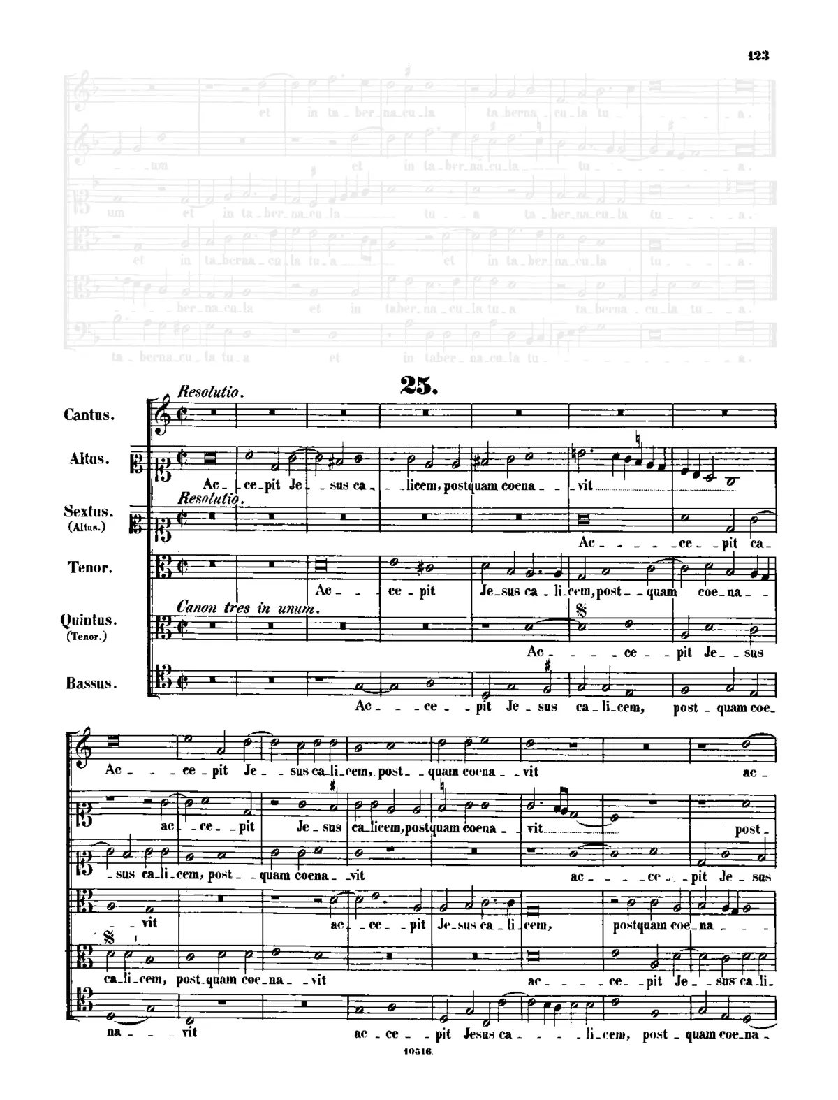 Accepit Iesus calicem - Page 1